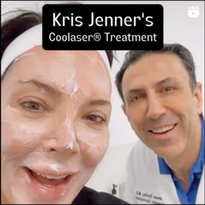 kris jenner about to have her coolaser treatment